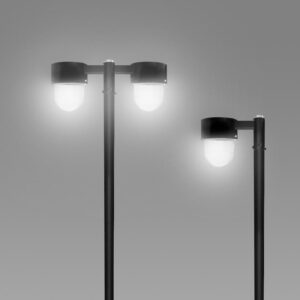 Poste de Luz com Luminária Ampola <br> PT 308