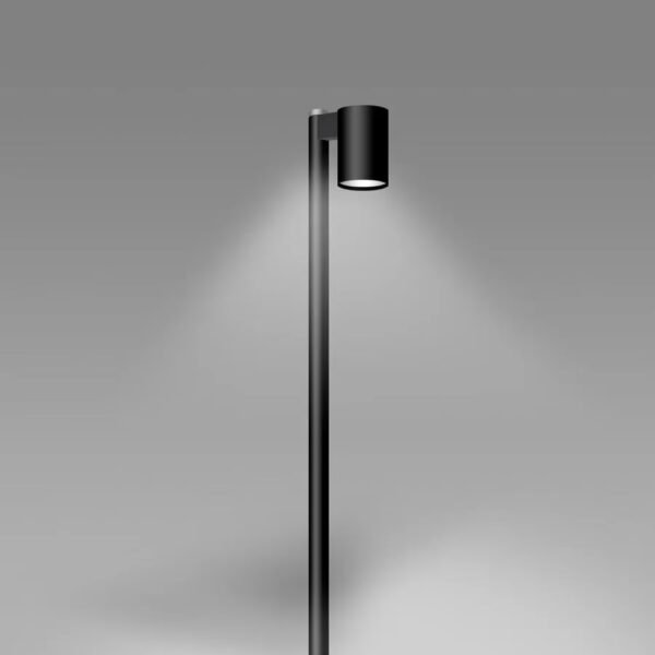 Poste Cilíndrico PT 350 – Luminária LED para Ambientes Externos